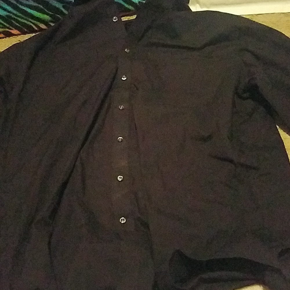 Black button up